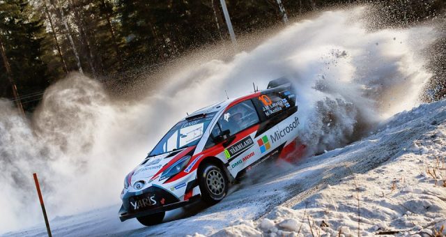 LATVALA IN FIRST PLACE WITH ONE DAY OF RALLY SWEDEN REMAINING
