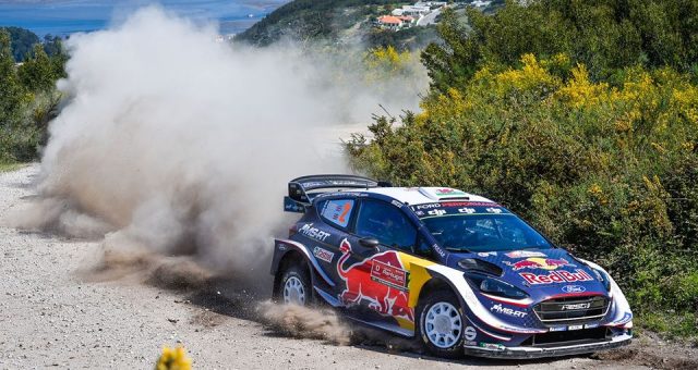 EVANS BACK IN BUSINESS IN PORTUGAL PODIUM POSITION