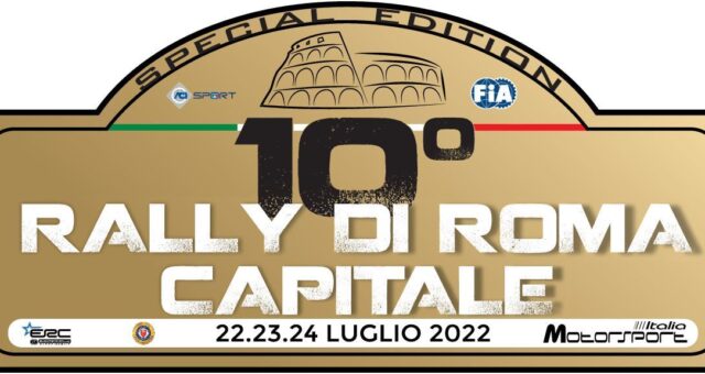 #RRC #FIAERC #CIARSparco #2022 The special logo for the 10th edition of the Rally di Roma Capitale has been presented Motorsport Italia WRC Team 🇮🇹 🌏